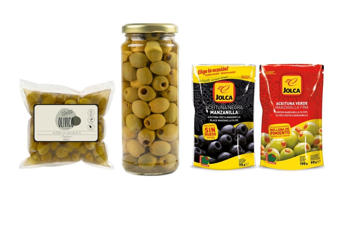 انواع بسته بندی زیتون