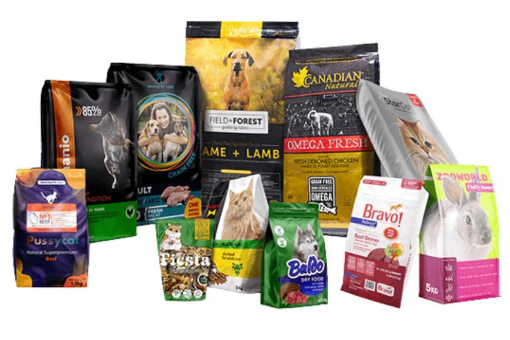 انواع جنس پاکت‌های بسته بندی حیوانات