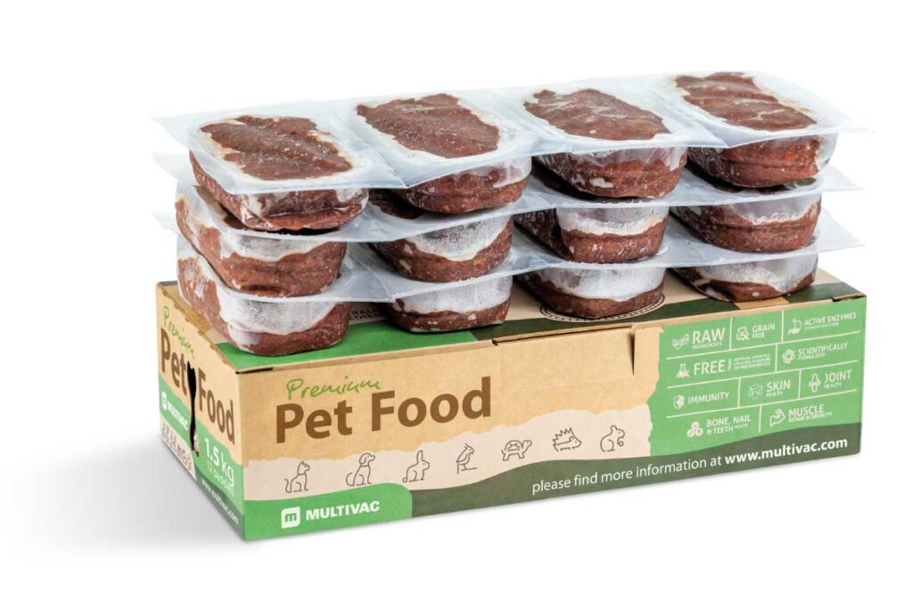 نمونه بسته بندی غذای پت